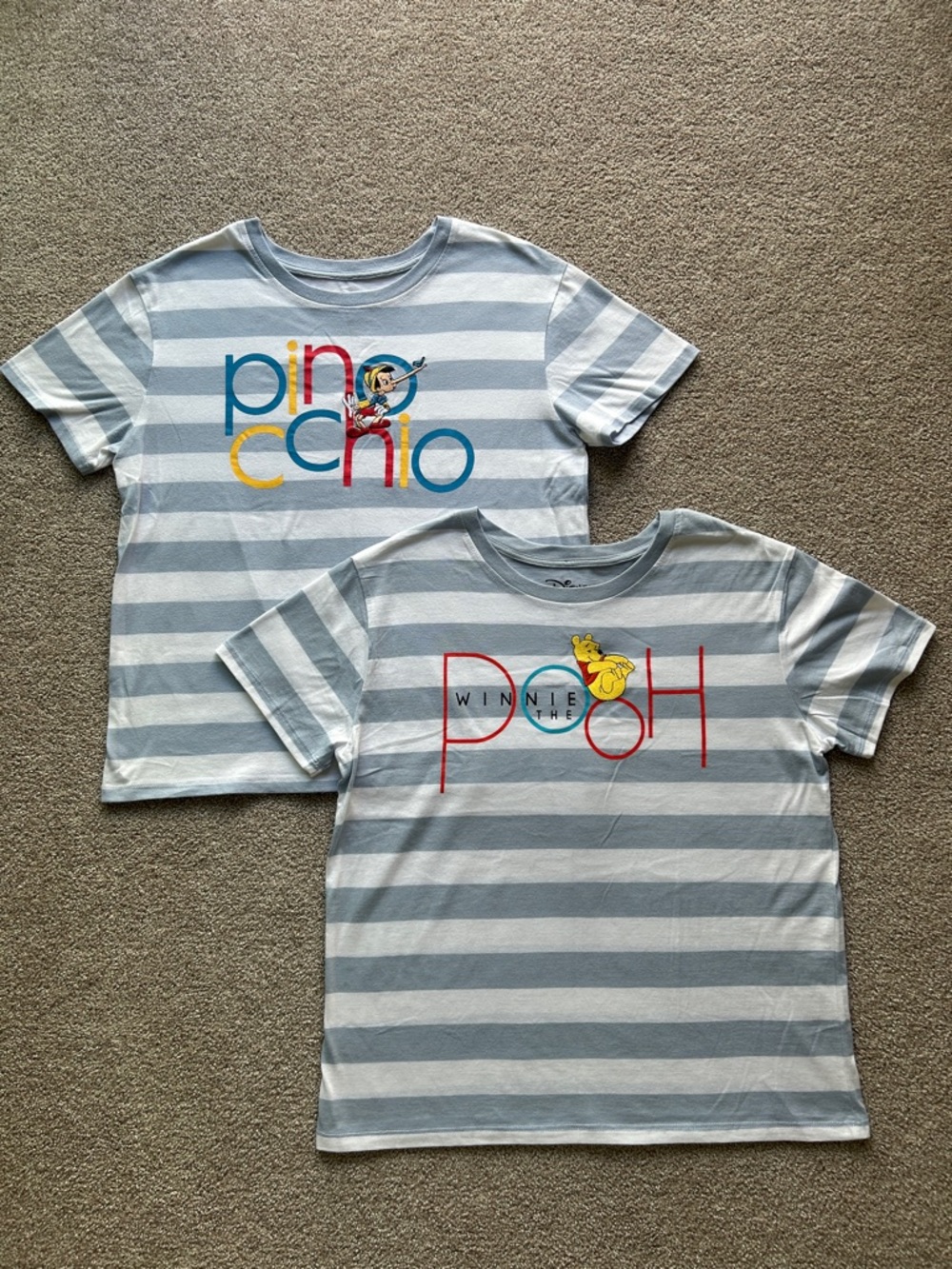 Disney T-Shirt Bundle- Pinocchio / Winnie the Pooh